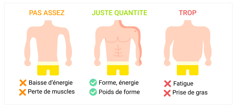 La juste quantité de féculents